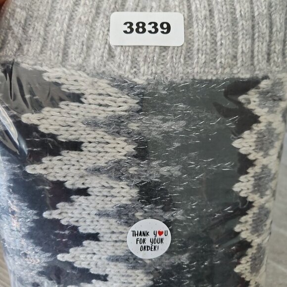 American Eagle Cardigan Sweater Women Open Front Aztec Chunky Pockets Long AEO - Picture 13 of 13